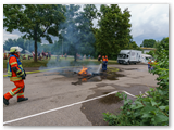 Jugendfeuerwehr der FFW Auenwald bei der bung