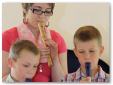 Für die Blockflöten ist das Jugendvorspiel meist die erste Möglichkeit ihr Können zu präsentieren (4)