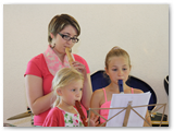 Für die Blockflöten ist das Jugendvorspiel meist die erste Möglichkeit ihr Können zu präsentieren (8)