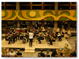 Konzentrierte Arbeit beim Konzert