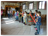 groer Andrang beim Boomwhracker Workshop